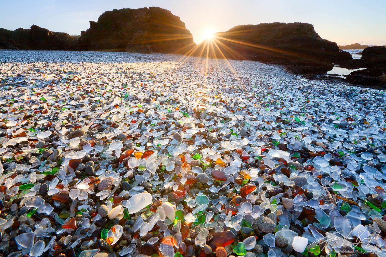 Sea Glass Beach, Fort Bragg, CA;