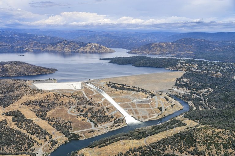 Oroville Dam - Oroville, CA; Photo Credit: CA Department of Water Resources